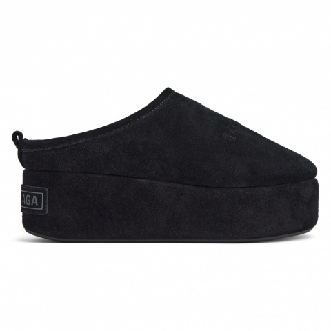 Balenciaga Alaska Soft Mule in Black
